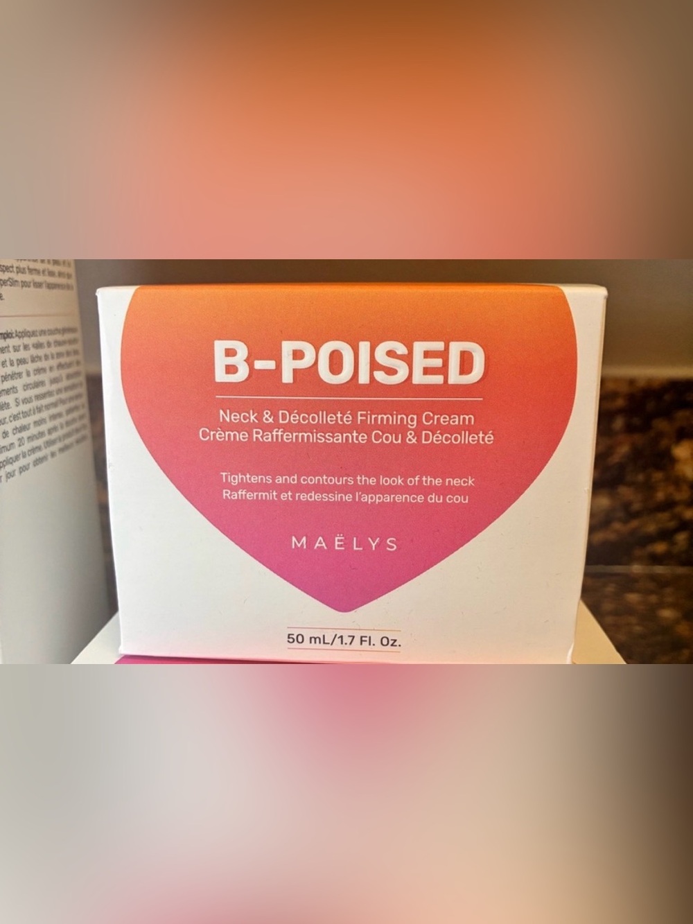 Maelys B-POISED Neck and Décolleté Firming Cream New 1.7 oz.